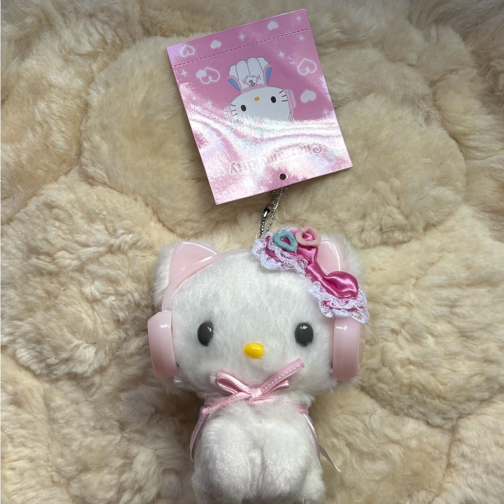 Charmy Kitty White and Pink Stuffed Animal